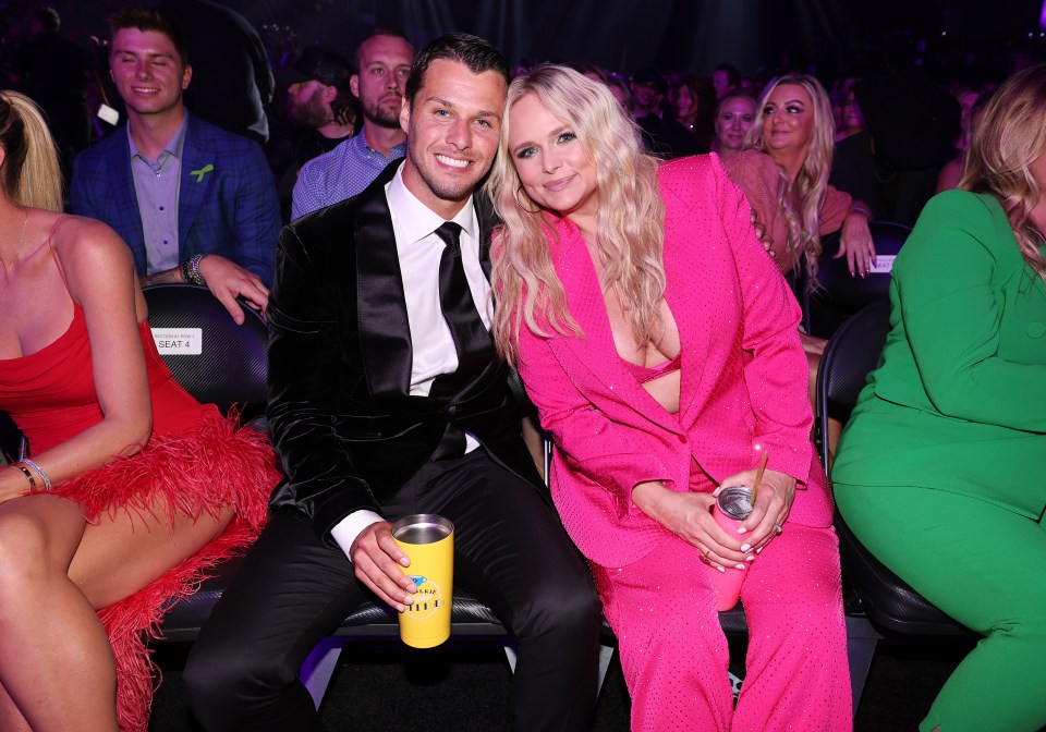 Brendan McLoughlin and Miranda Lambert at the 58th Academy of Country Music Awards from Ford Center at The Star on May 11, 2023 in Frisco, Texas