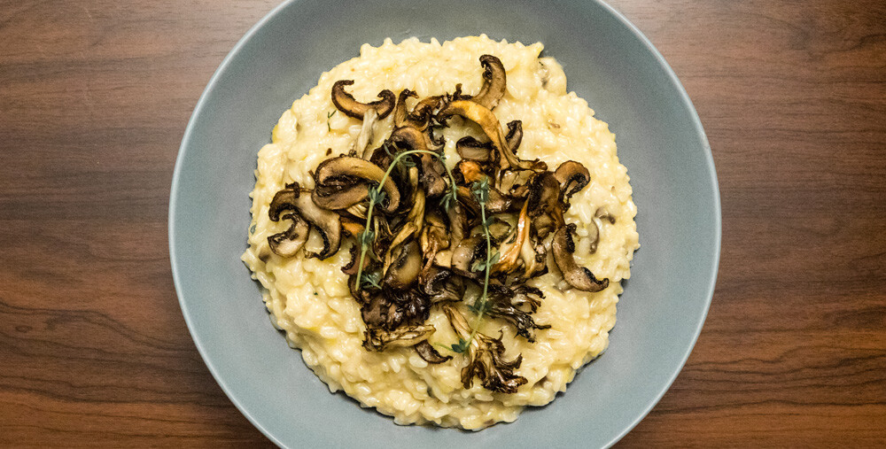 Mushroom and Leek Risotto