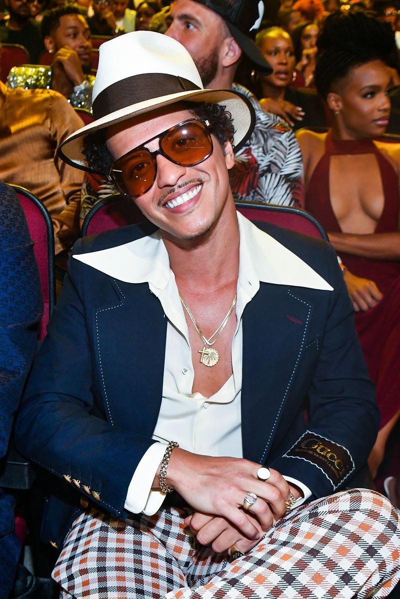 Bruno Mars attends the 2022 BET Awards at Microsoft Theater on June 26, 2022 in Los Angeles, California. (Photo by Paras Griffin/Getty Images for BET)