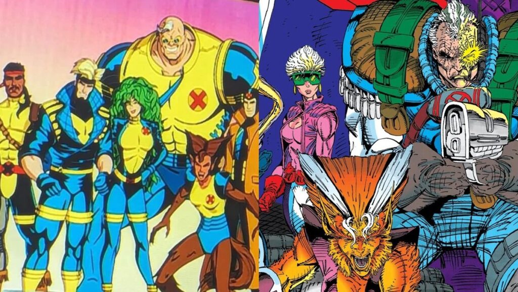 The Marvel mutant teams X-Factor and X-Force.