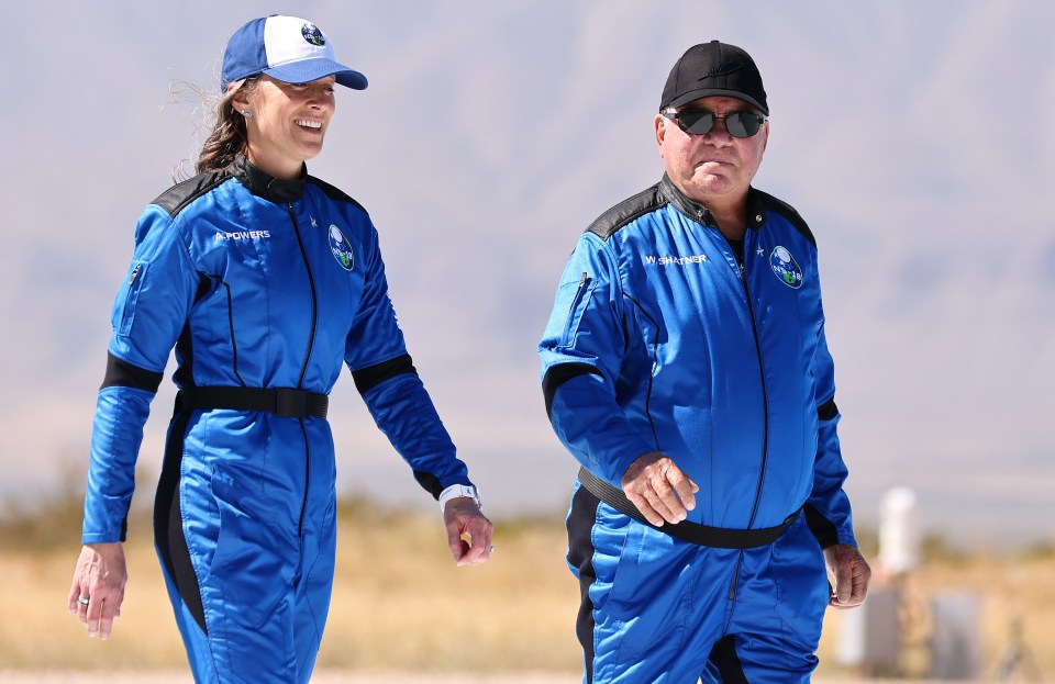 Willam (right) famously went aboard Jeff Bezos' Blue Origin rocket in 2021