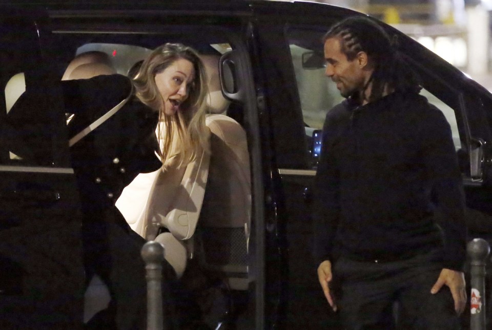 Angelina Jolie and Akala departing from a restaurant in Milan in November 2023