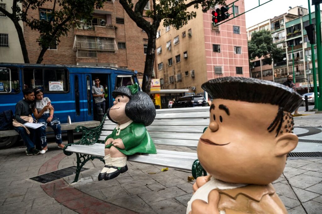 Mafalda is an icon in the Spanish-speaking world, having sculptures across countries