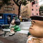 Mafalda is an icon in the Spanish-speaking world, having sculptures across countries