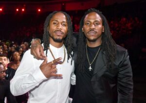 D Smoke and SiR attend BET Presents: 2019 Soul Train Awards - Show