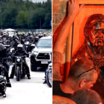 Bust Containing Lemmy's Ashes Escorted by Convoy of Bikers