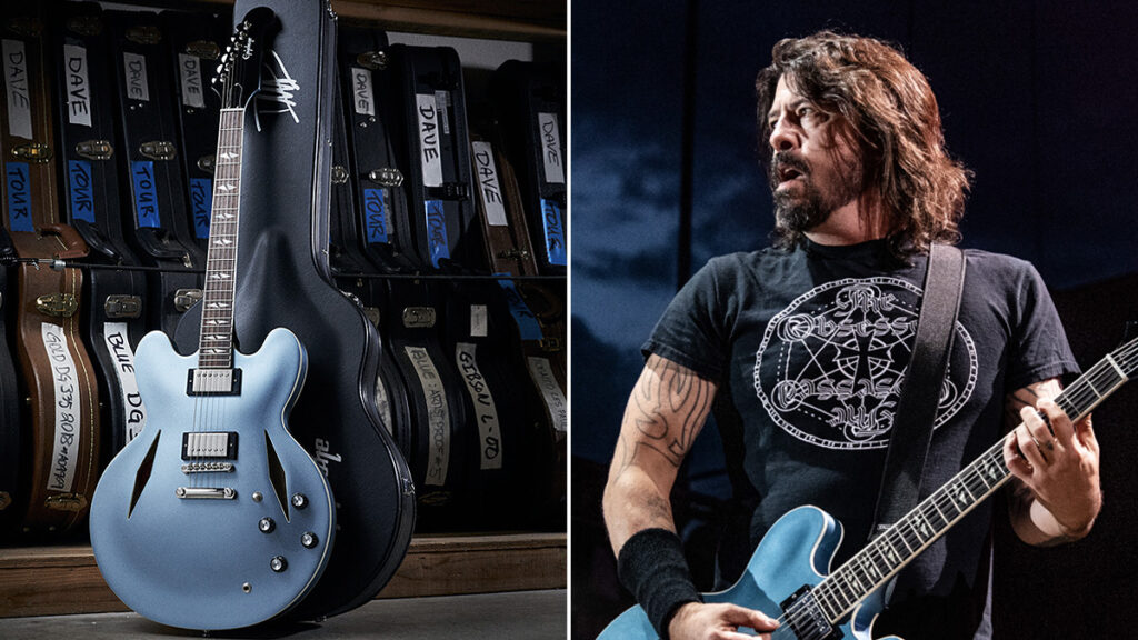 Dave Grohl's Epiphone DG-335 Signature Guitar Back in Stock