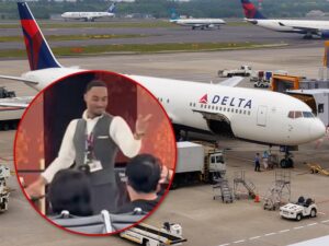 delta employee main getty tik tok composite