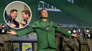 robert downey jr doctor doom reveal comic con