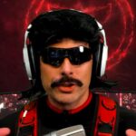 Dr Disrespect live streaming on YouTube.