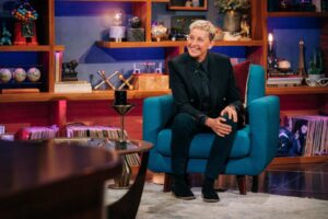 Ellen DeGeneres appeared as a guest on The Late Late Show with James Corden in an episode airing Tuesday, May 4, 2021