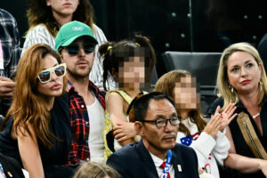Eva Mendes and Ryan Gosling made a rare appearance together at the Olympic Games in Paris