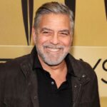 george clooney smiling