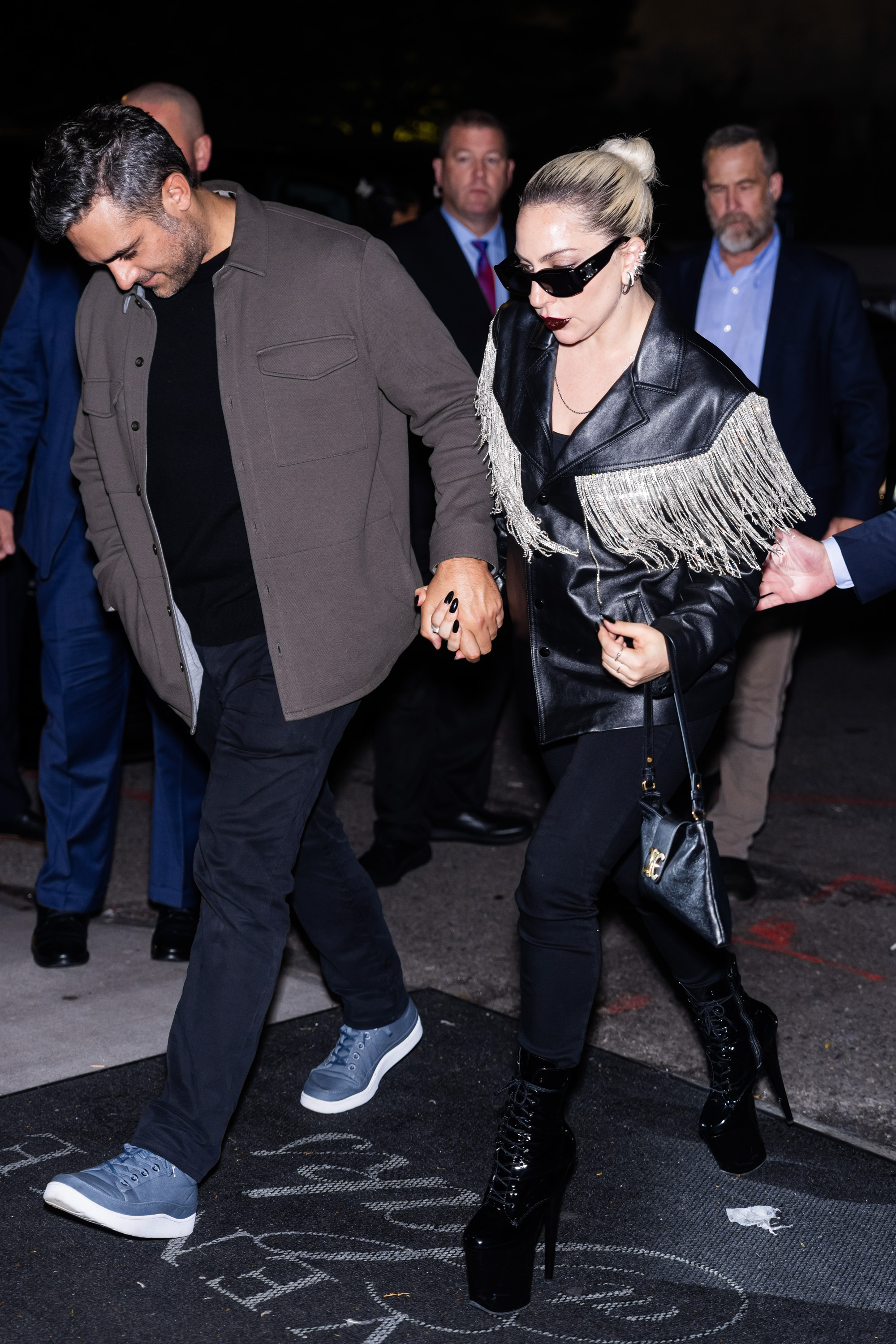 Lady Gaga and Michael Polansky spent a night out together in New York City on October 22, 2023