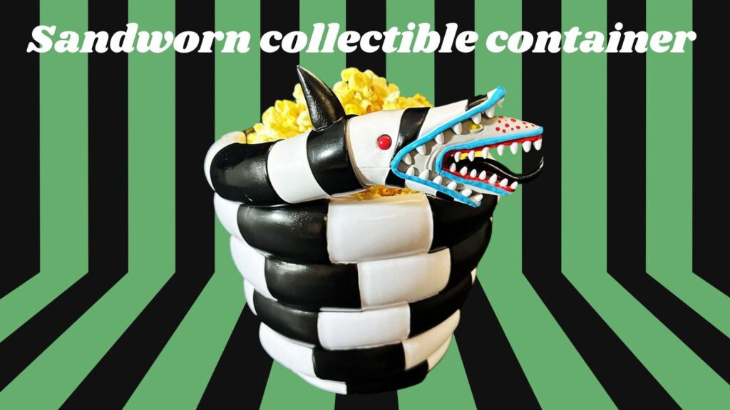 beetlejuice sandworm popcorn bucket