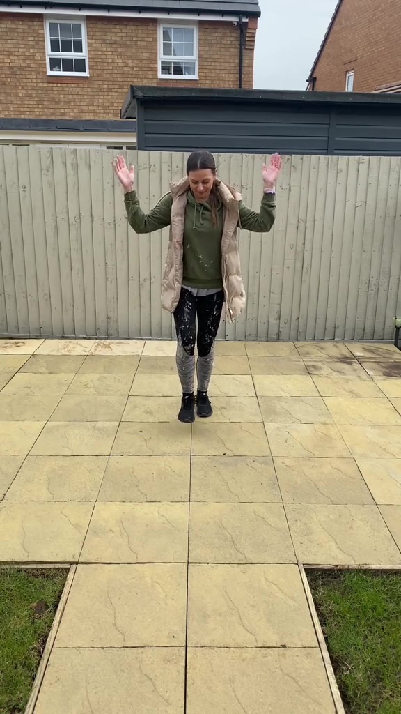 A DIY fan has revealed that she has given her patio a 'controversial' makeover