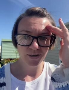 A mother has revealed that she lives full-time in a static caravan and can't stand the summer holidays