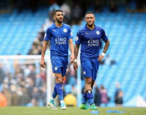 Riyad Mahrez and Danny Simpson won the Premier League together at Leicester