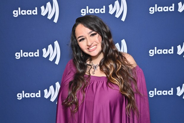 Jazz Jennings puts her 100-lb weight loss on display in shell 'mermaid' bra and fishnets as fans gush 'so stunning'