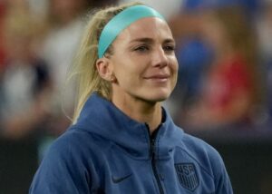 Julie Ertz Shows Off Fit Figure in Olympic Rings and Shares Her Health Secrets