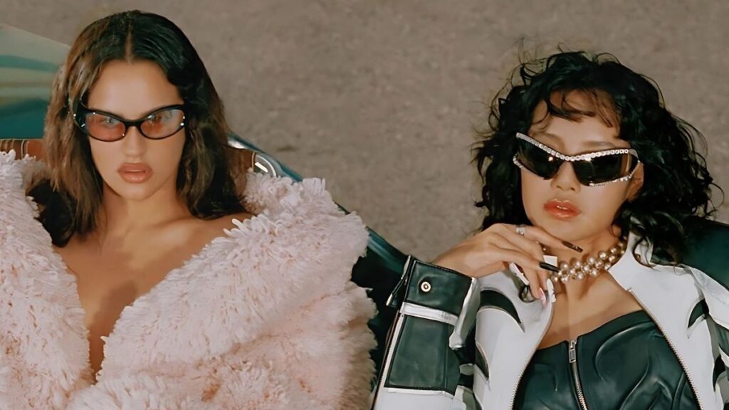 LISA & Rosalía Step Into a Bright Future on "New Woman"