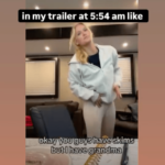 Leven Rambin in Two-Piece Workout Gear is "In My Trailer" Showing Off