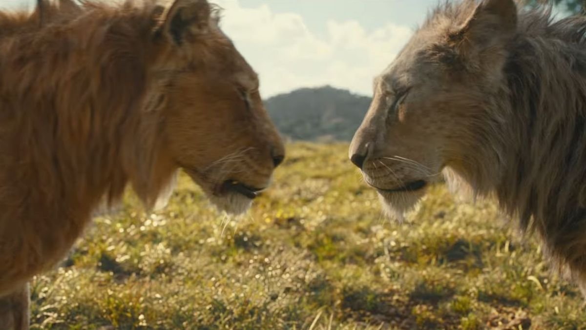 mufasa trailer scar and mufasa