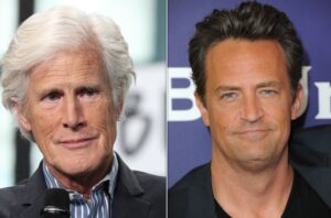 Keith Morrison is pictured at left, and Matthew Perry at right.