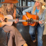 Miranda Lambert and Lainey Wilson singing their new duet Good Horses