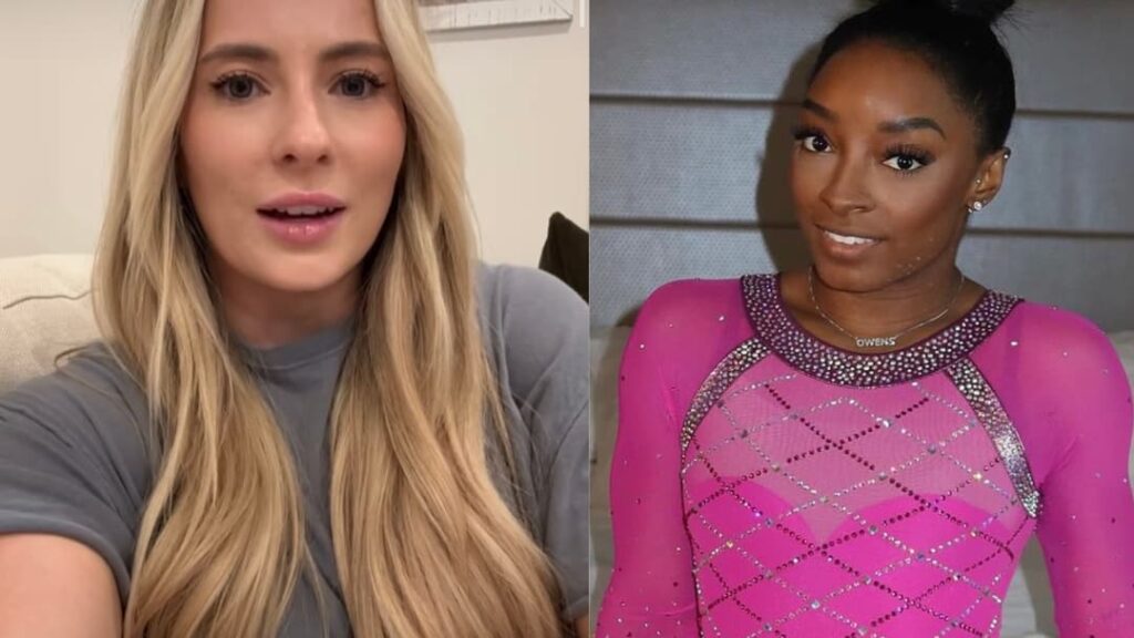 MyKayla Skinner “disgusted” by death threats & pleads with Simone Biles to reconcile 