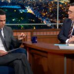 Nick Cave Joins Stephen Colbert for Profound Interview