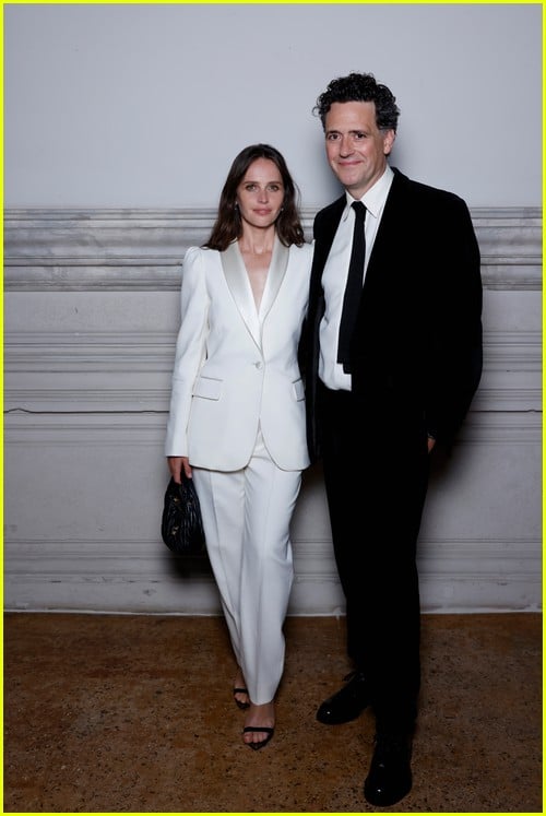 Felicity Jones with husband Charles Guard