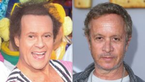 Prior to his death in July, Richard Simmons (left) shared several social media posts denouncing Pauly Shore's plans to play him in a movie.