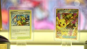 trading cards from Pokemon TCG world championships