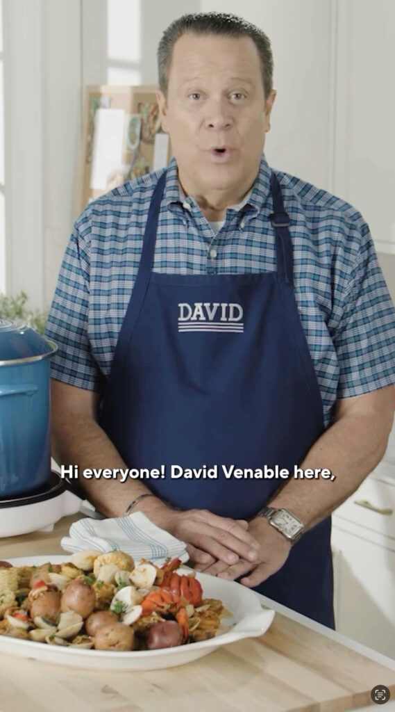 QVC shared a clip of David Venable on Sunday despite his absence