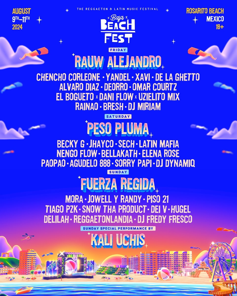 Baja Beach Fest Lineup