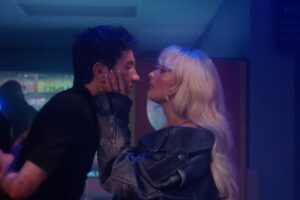 Sabrina Carpenter and Jenna Ortega fans’ jaws drop as stars share ‘iconic’ makeout in singer’s gory Taste music video