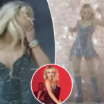 Sabrina Carpenter runs screaming off stage after close call with fireworks