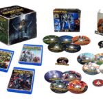 A stock photo of the contents included in the Robotech collector’s box set