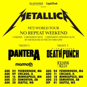See PANTERA Perform At Gillette Stadium As Support Act For METALLICA