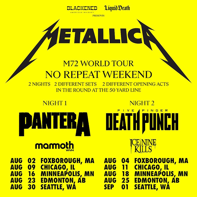 See PANTERA Perform At Gillette Stadium As Support Act For METALLICA