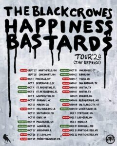 The Black Crowes Add More Dates to Happiness Bastards Tour Following Aerosmith's Official Retirement