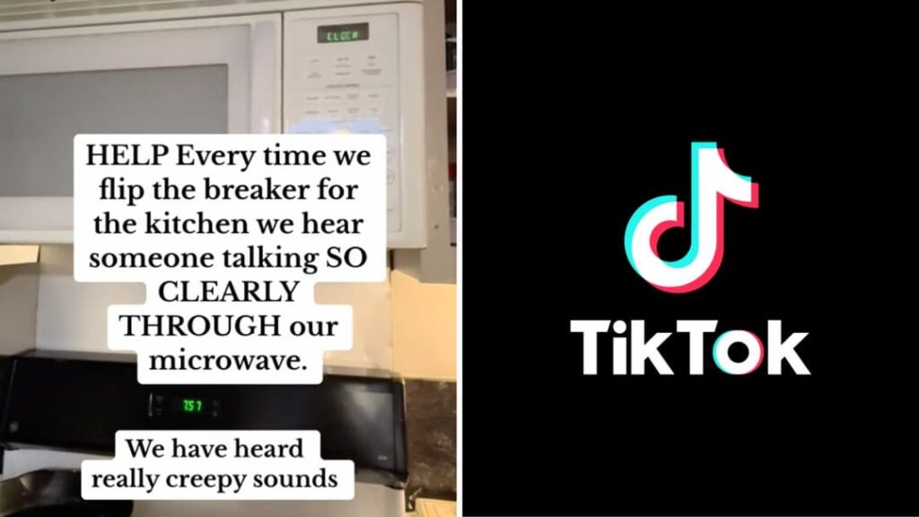 TikToker freaks out over “creepy” sounds coming from microwave