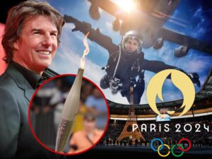 Tom Cruise Performing Epic Stunt To Close Paris Olympics, Pass Flag To L.A. 2028