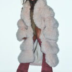 Victoria Beckham wore a huge woolly coat for Vogue Australia