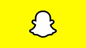 Snapchat logo yellow background