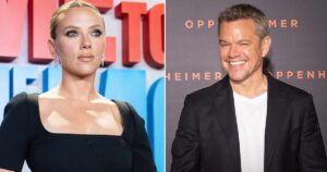 Matt Damon once recalled the experience of kissing Scarlett Johansson on set