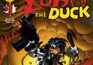 Cover art for Lobo the Duck #1, published by Amalgam Comics