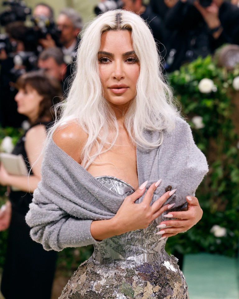 Kim Kardashian appeared at the Met Gala in May 2024