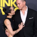 Zoë Kravitz, left, and Channing Tatum are photographed at the Los Angeles premiere of "Blink Twice" on Thursday, Aug. 8, 2024.